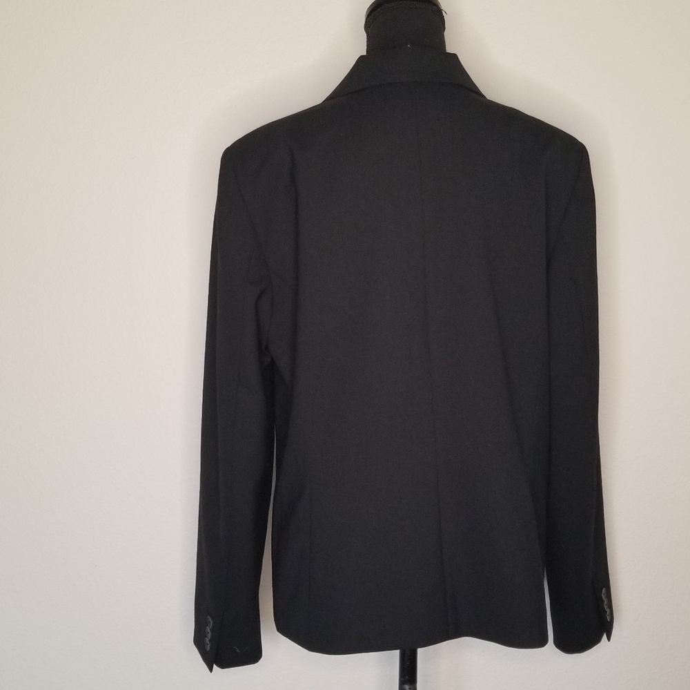 Pendleton Wool Black Blazer Jacket Lined 12 - image 7